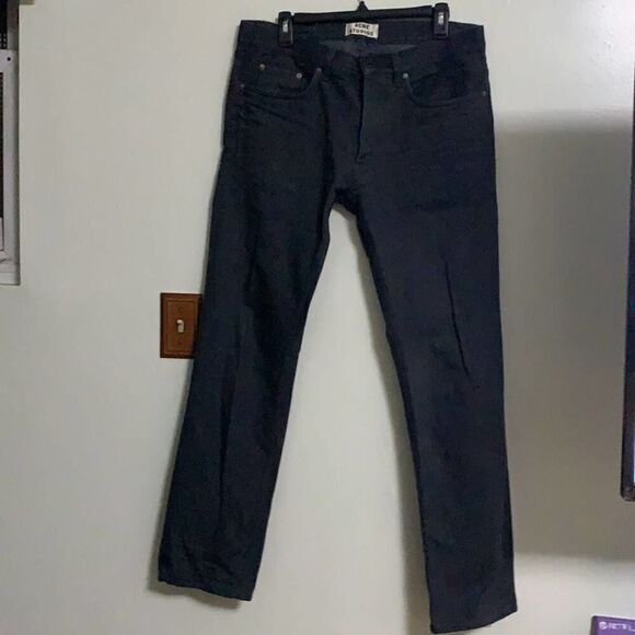 ACE STUDIO BLACK JEANS ROC‎ NOX SIZE 34/34 - Picture 1 of 11